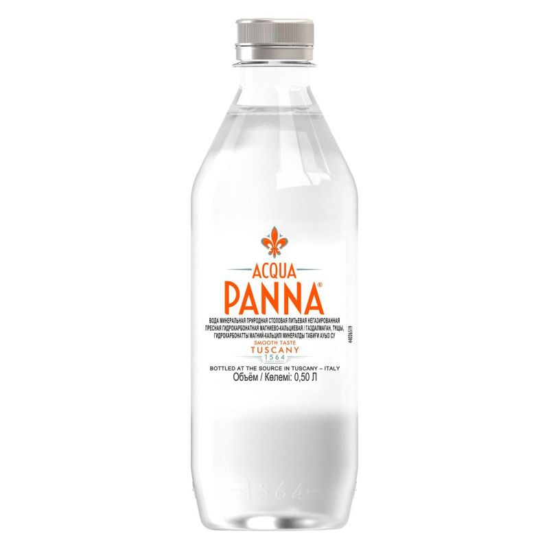 Вода минеральная Acqua Panna питьевая негаз ПЭТ 0.5 л 24шт/уп