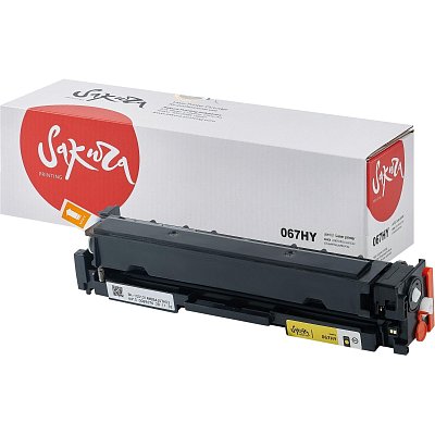 Картридж лазерный Sakura 067H Y жел. пов. емк для Canon LBP631/MF651/MF657