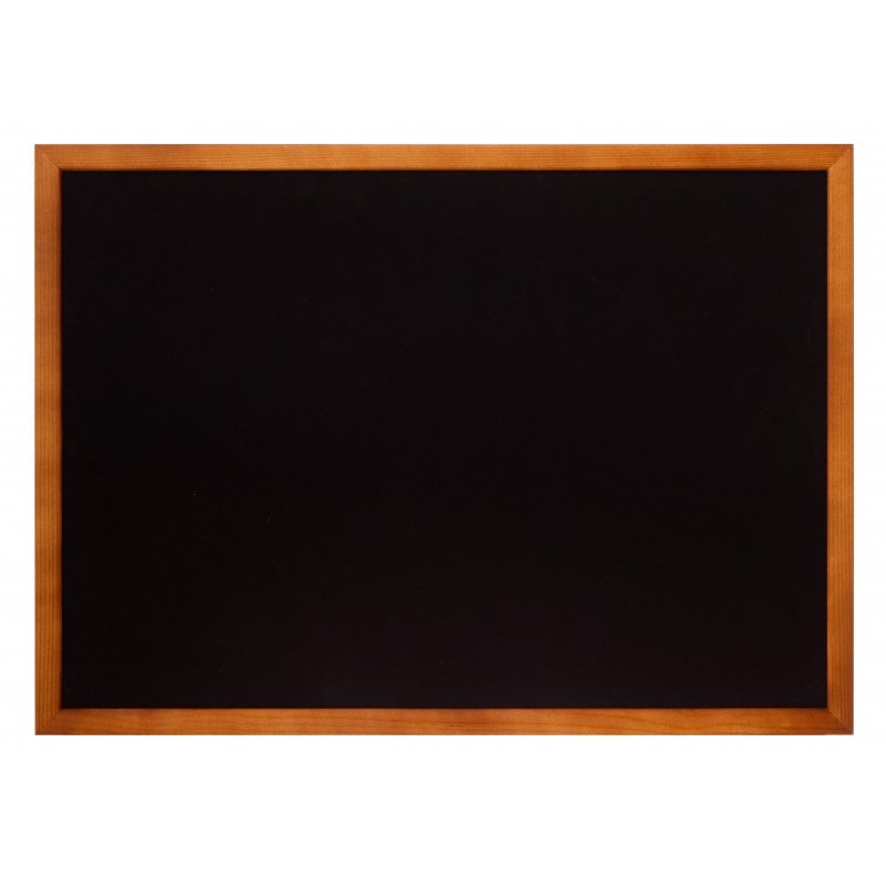Доска меловая настенная Attache Non magnetic 21×30 см черная в деревянной раме