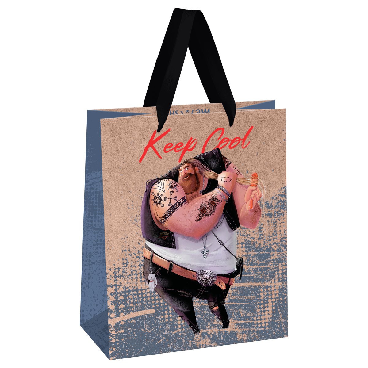 превью Пакет подарочный 18×23×10см MESHU «Keep cool», крафт