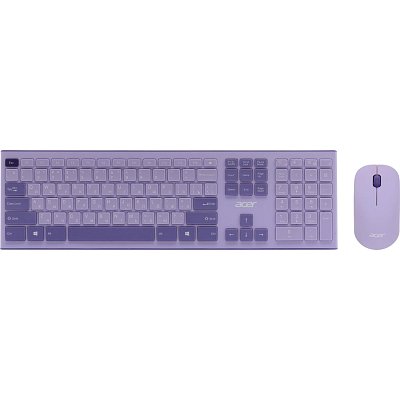 Набор клавиатура+мышь Acer OCC205 (ZL. ACCEE.00D)/Фиолетовый/USB/slim