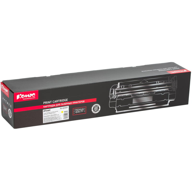 Тонер-картридж КОМУС TK-8335Y жел. для Kyocera 3252ci