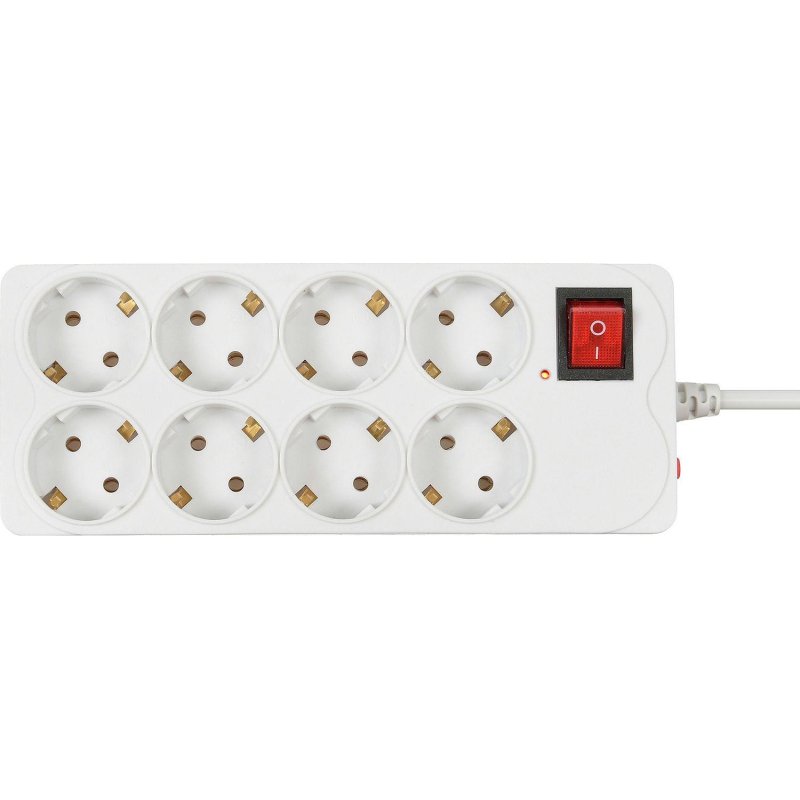 Сетевой фильтр Buro 800SH-3-W 3м (8 розеток) белый