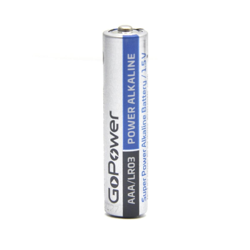 Батарейка GoPower LR03 AAA BOX 20шт/уп Shrink 4 Alkaline 1.5V (4/20/640)