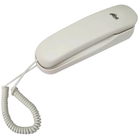 Телефон RITMIX RT-002 white, удержание звонка, тональный/импульсный режим, повтор, белый