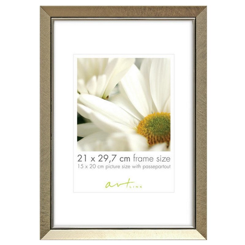 превью Рамка для фотографий пластиковая Elegant Champagne 21×29.7 см шампань
