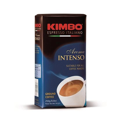Кофе молотый Kimbo Aroma Intenso 250 г (вакуумный пакет)