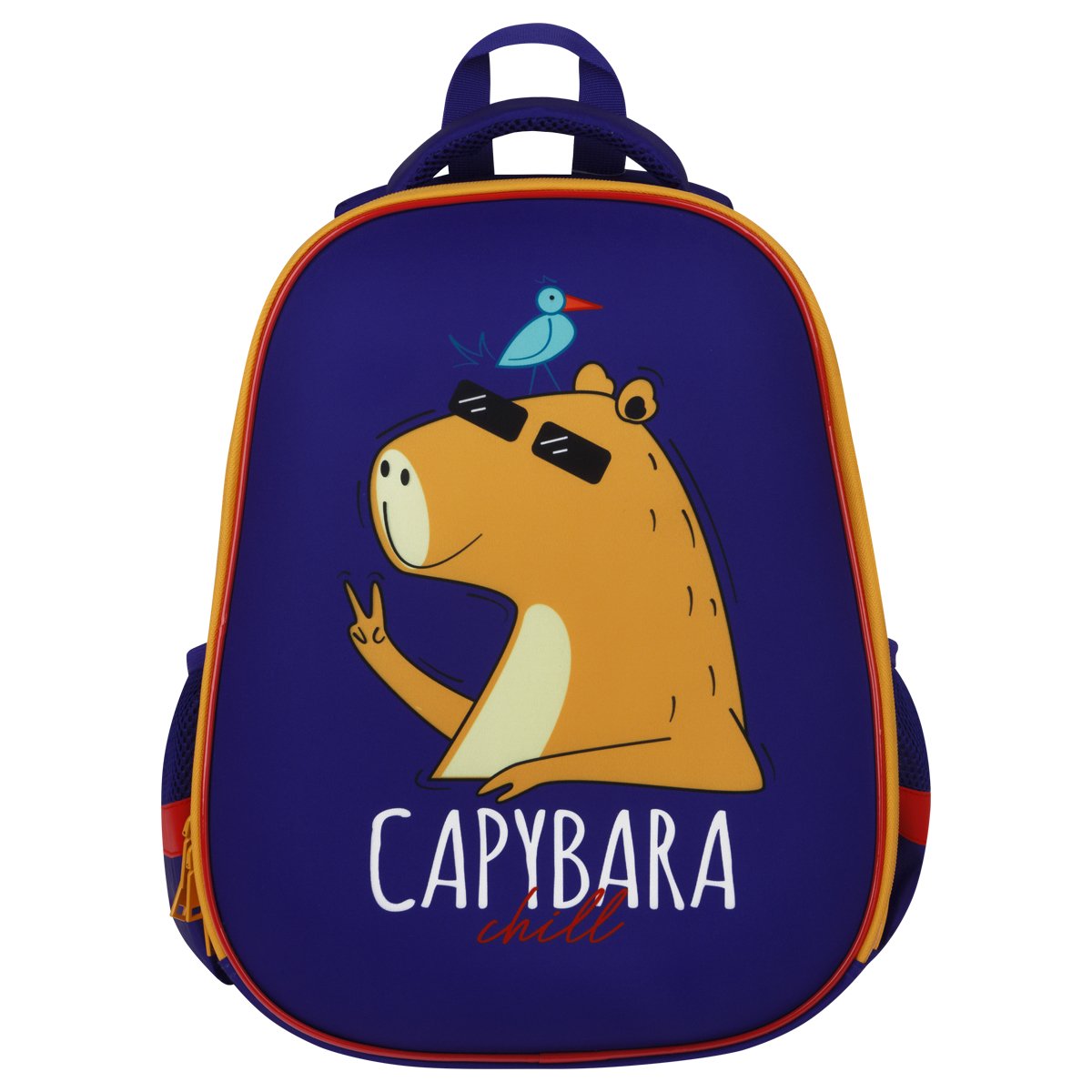 Ранец ArtSpace School Friend «Capybara» 39×30×18см, 2 отделения, 2 кармана, анатомическая спинка