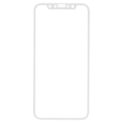 превью Защитное стекло для iPhone X/XS Full Screen (3D), RED LINE, белый
