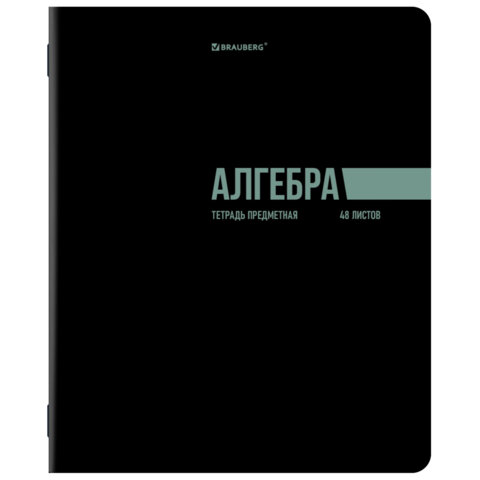 Тетради предметные, КОМПЛЕКТ 12 ПРЕДМЕТОВ, 48 л., обложка картон, BRAUBERG «КЛАССИКА BLACK»
