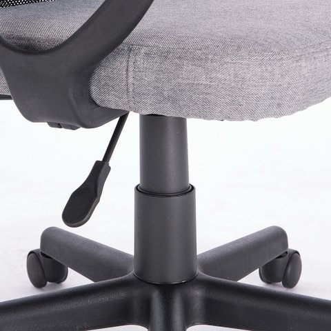 Кресло компактное BRABIX «Jet MG-315», с подлокотниками, серое
