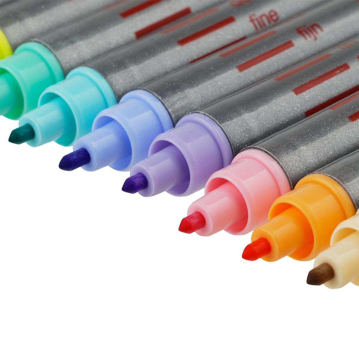Фломастеры двусторонние Faber-Castell, 10 паст. цв., смываемые, пластик. уп., европодвес