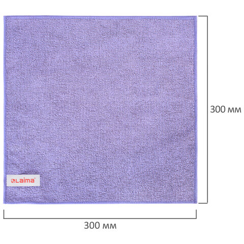 Салфетки из МИКРОФИБРЫ 30×30 см PASTEL COLOUR, big pack, КОМПЛЕКТ 10 штук, 180 г/м2, LAIMA HOME