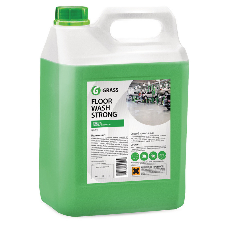 Профессиональное средство для мытья пола Grass Floor Wash Strong 5.6 кг (артикул производителя 125193)