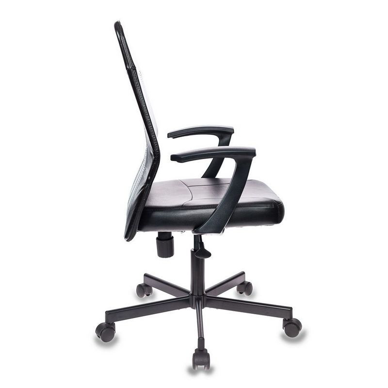 Кресло офисное Easy Chair 224 черное (искусственная кожа/металл)