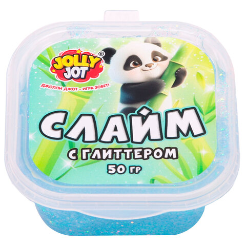 Слайм, НАБОР 8 видов, 50 г, JOLLY JOT (ДЖОЛЛИ ДЖОТ)