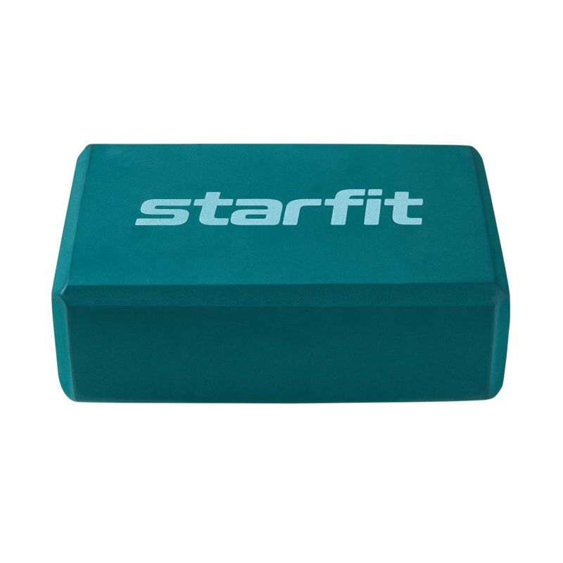 Блок для йоги STARFIT YB-200 EVA,8см,115гр,22.5×15см, изумрудный, ЦБ-00001691