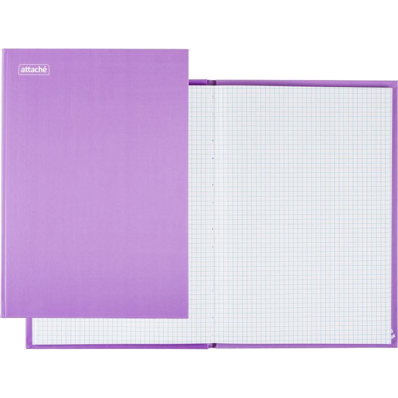 Книга учета 96 листов А4 кл на сш бл офс Attache Bright Сolours(обл-кар ...