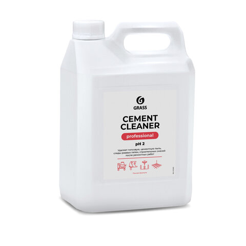 превью Средство для уборки после строительства 5.5 кг GRASS CEMENT CLEANER, кислотное, концентрат