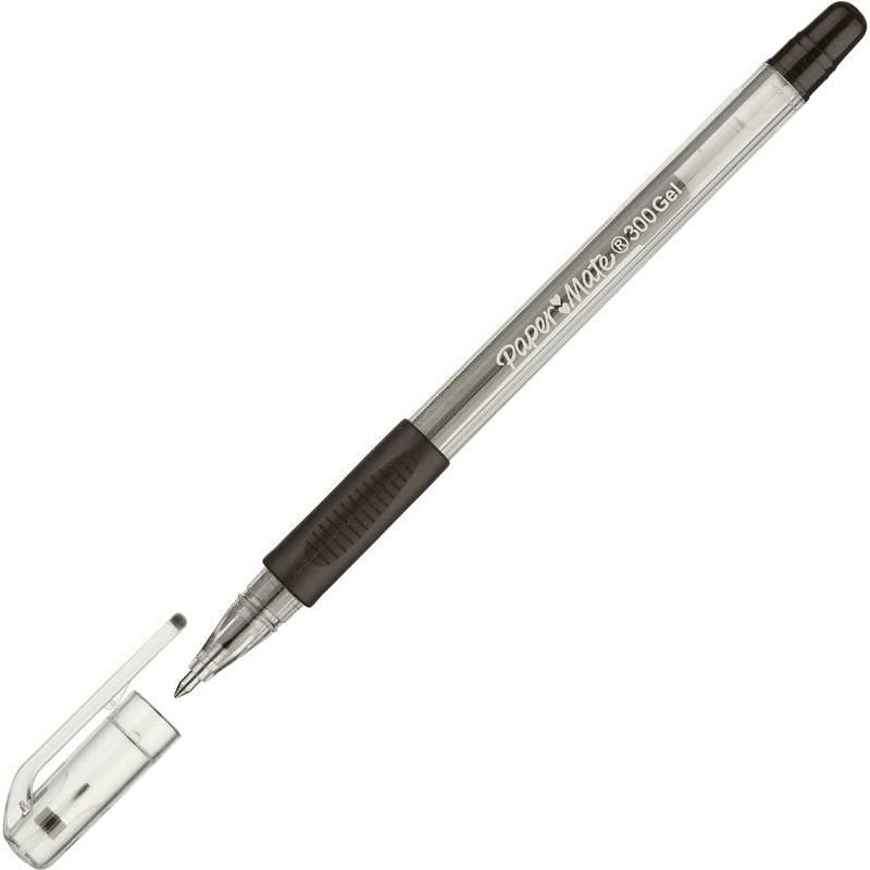 Ручка гелевая Paper Mate с резиновой манжетой (0,7мм, черный)