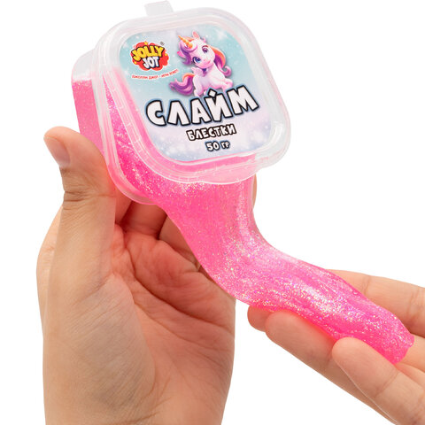 Слайм, НАБОР 8 видов, 50 г, JOLLY JOT (ДЖОЛЛИ ДЖОТ)