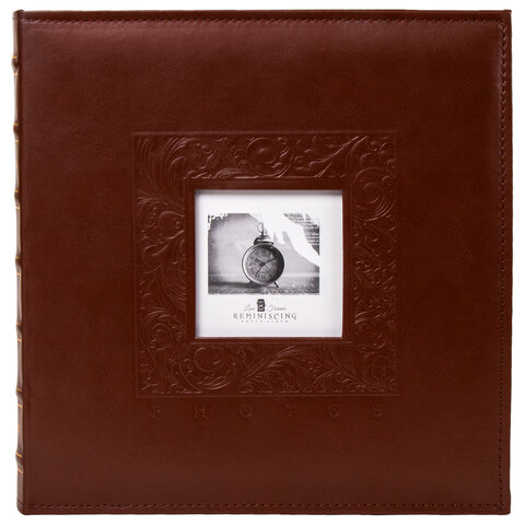 Фотоальбом BRAUBERG «Smooth brown» на 500 фото 10×15 смпод гладкую кожукоричневый391177