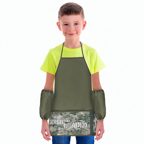Фартук с нарукавниками BRAUBERG45×54 см3 кармана«Patriot»270394