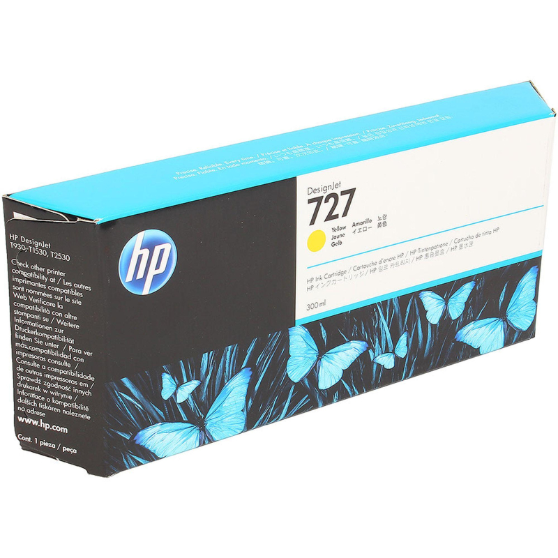 превью Картридж струйный HP 727 F9J78A жел. для DJ T1500/1530/920/930/2530