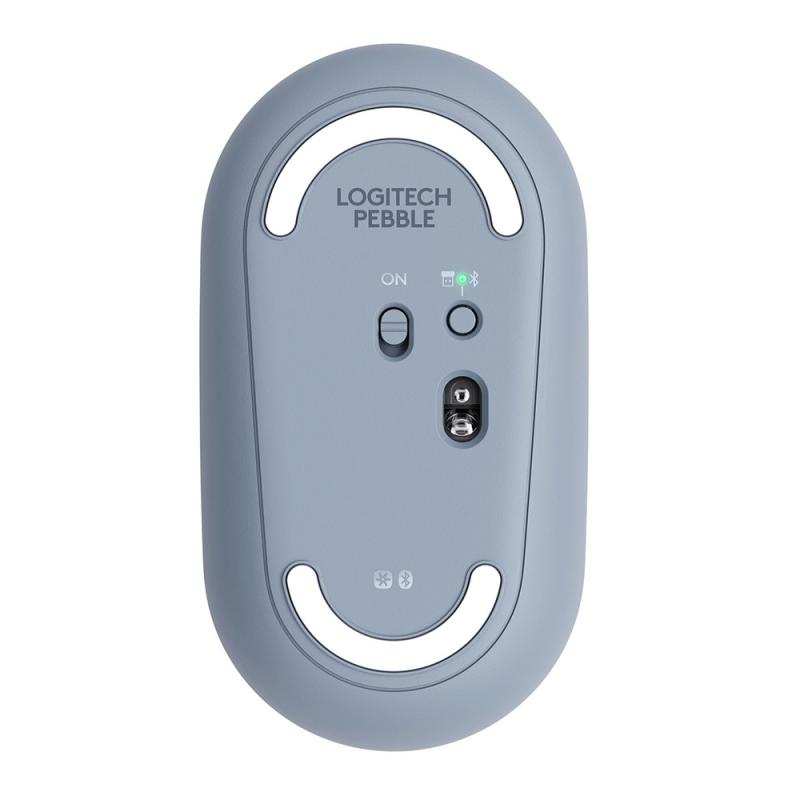 Мышь компьютерная Logitech WRL PEBBLE M350 BLUE 910-006655