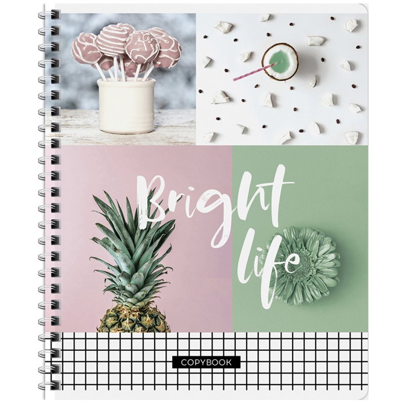 Тетрадь 48л., А5, клетка на гребне ArtSpace «Стиль. Bright life»