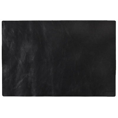Коврик на стол Komus 40×60см натуральная кожа Элегант черный