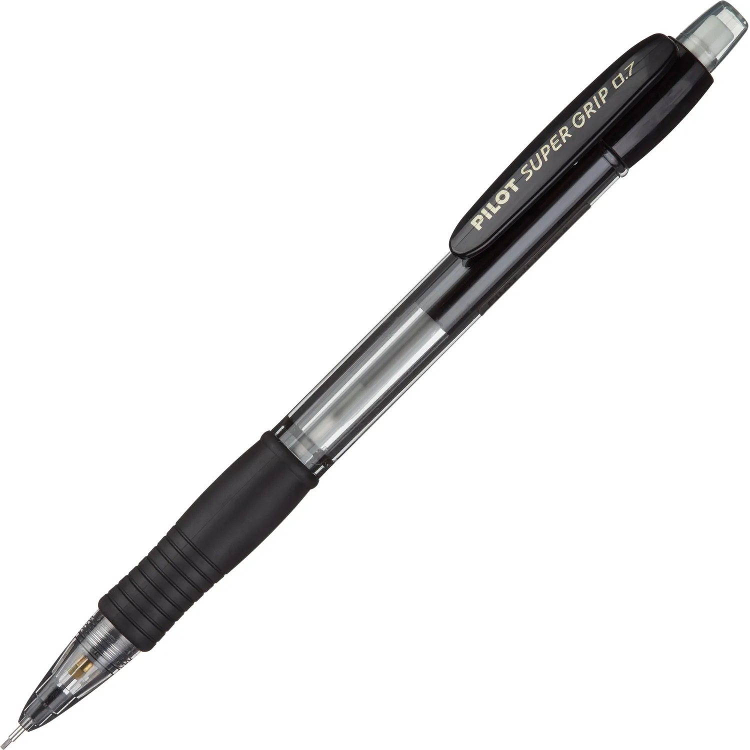 Карандаш механический чёрный Pilot H-187 0.7 мм с ластиком