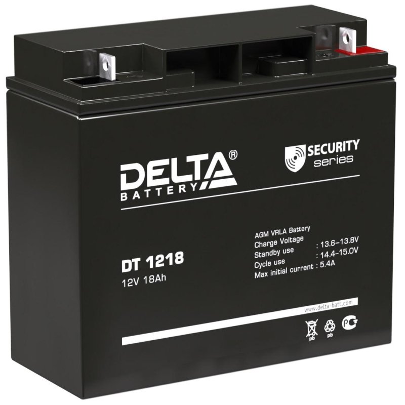 Батарея для ИБП Delta DT 1218 12/18 В/Ач 181×76х168