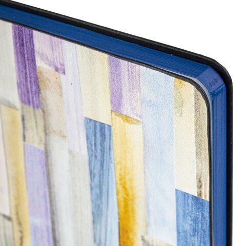 Блокнот А5 (143×210 мм), BRAUBERG VISTA «Expression», под кожу, гибкий, 80 л. 