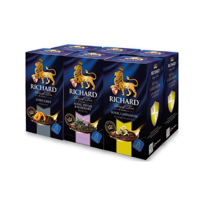 Чай Richard Royal Tea collection, ассорти, 120 сашетов