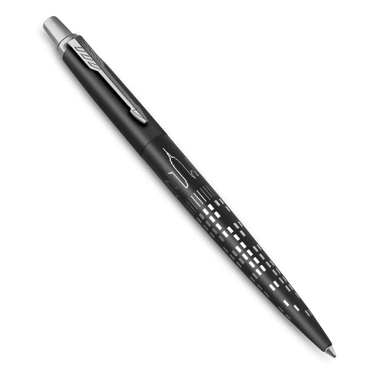 Ручка шариковая Parker «Jotter New York Black CT» синяя, 1.0мм, кнопочн., подарочная упаковка