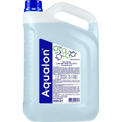 Средство для сантехники AQUALON WC-гель д/чистки туалета Ультра Белый,5л