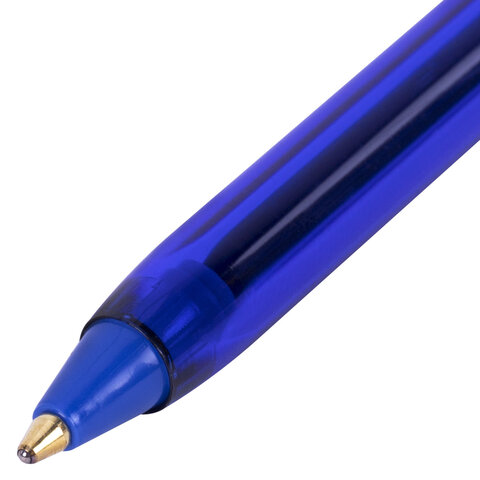Ручка шариковая BRAUBERG X-30 CLASSIC, СИНЯЯ, мягкое письмо, пишущий узел 1 мм, линия письма 0.5 мм