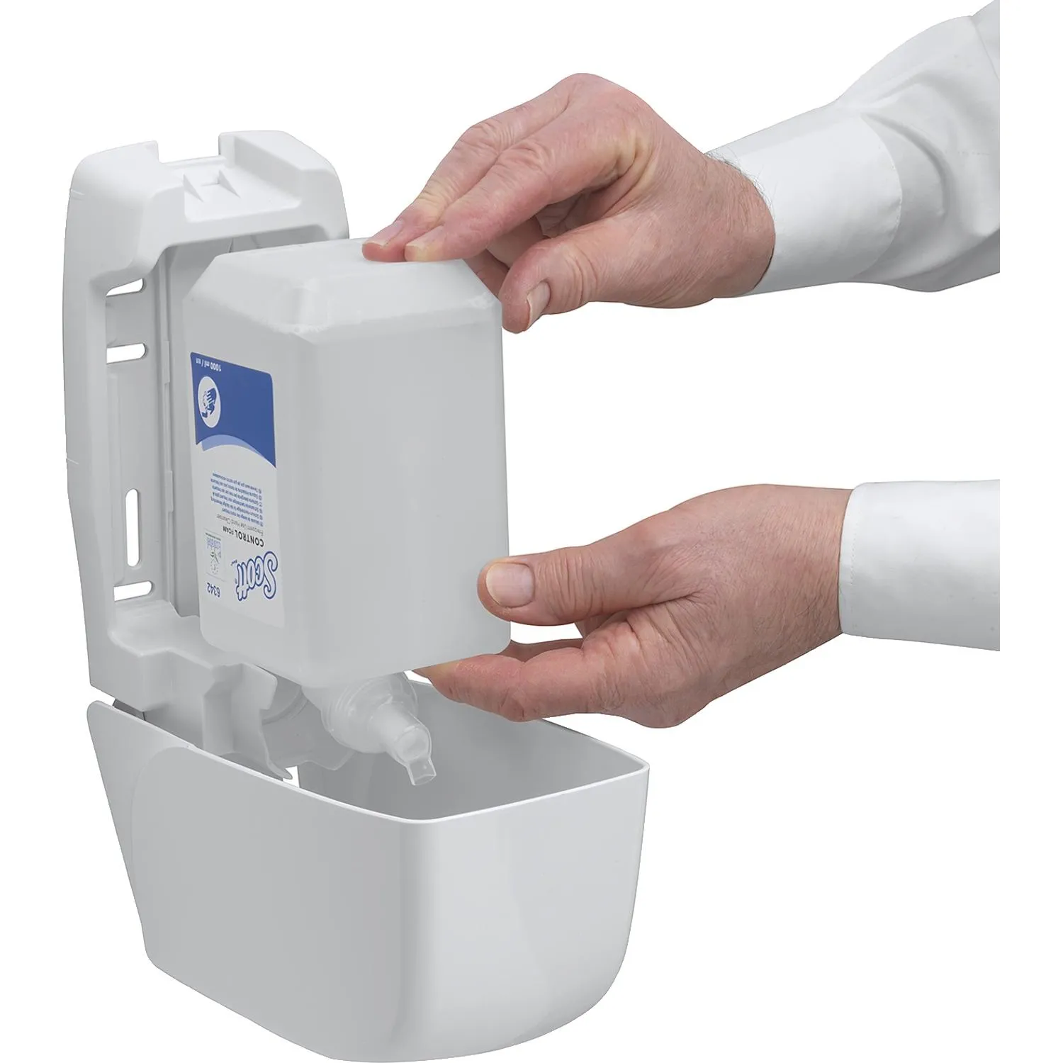 Картридж с жидким мылом-пеной для рук Kimberly-Clark Scott Control 6342 1000 мл (6 штук в упаковке)