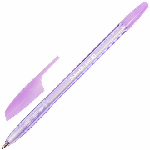 Ручка шариковая BRAUBERG «X-333 PASTEL», 12+1 В ПОДАРОК!, синяя, КОМПЛЕКТ 13 шт., узел 0.7 мм, линия письма 0.35 мм