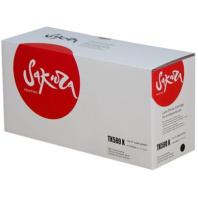 Картридж лазерный SAKURA TK-580K чер. для Kyocera Mita FS-5150DN/5250DN