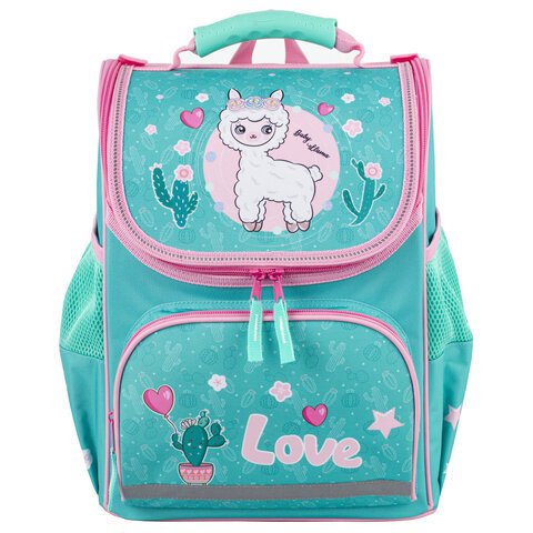Ранец ПИФАГОР BASICс эргономичной спинкойBaby lama35×28х18 см229934
