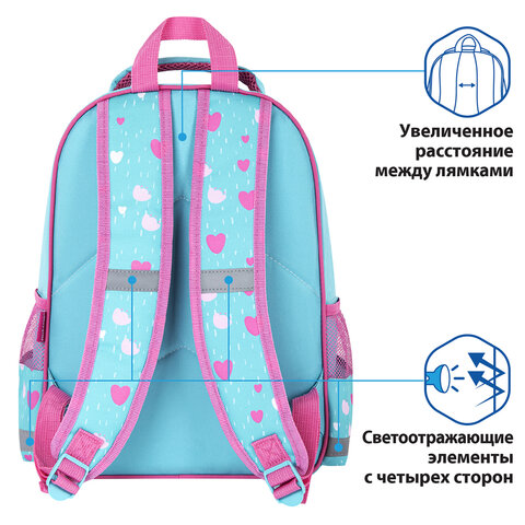 Рюкзак ПИФАГОР SCHOOL для начальной школы, «Avocat», 38×28×14 см