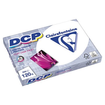 Бумага для лазерной и струйной печати А4, 120 г/м2, 250 л., марка А++, CLAIREFONTAINE, Франция, 170% CIE