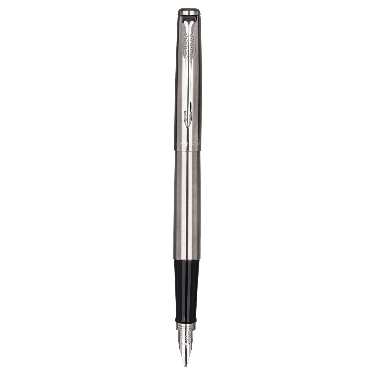 Набор Parker «Jotter Stainless Steel CT»: ручка шариковая 1.0мм синяя и ручка перьевая 1.0мм синяя, подарочная упаковка