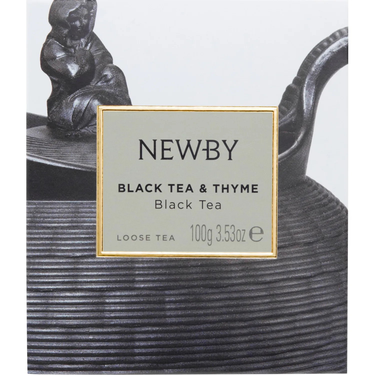Чай листовой чёрный Newby Black Tea&Thyme 100 г (чабрец)