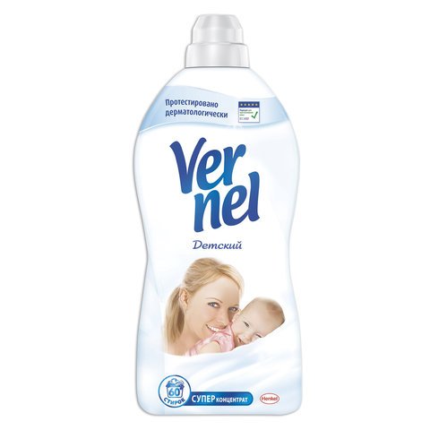 Кондиционер-ополаскиватель для белья 1.82 л VERNEL «Детский», концентрат