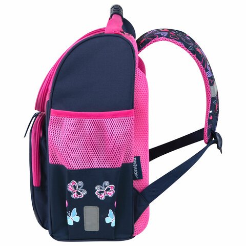 Ранец ПИФАГОР BASIC, 1 отделение, 3 кармана, эргономичная спинка, «Lovely bunny», 35×28х18 см