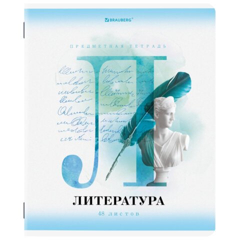 Тетради предметные, КОМПЛЕКТ 12 ПРЕДМЕТОВ, 48 л., матовая ламинация, лак, BRAUBERG, «CALM»