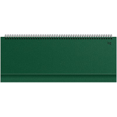 Планинг недатированный, 56л., 330×130мм, балакрон, BG «Ariane. Dark green»